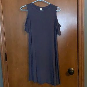 Cotton bare shoulder dress